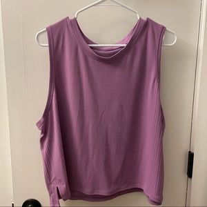 Lululemon Train to be cropped Tank! Purple, size 14!